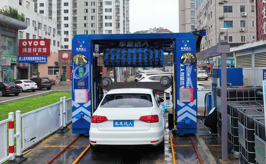 山東停車(chē)場(chǎng)洗車(chē)機(jī)案例